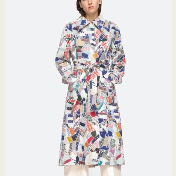 Sea New York Harlow Coat Multi - Picture 2 of 9